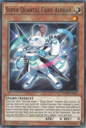 Super Quantal Fairy Alphan (WIRA-EN033) - Wing Raiders 1st Edition