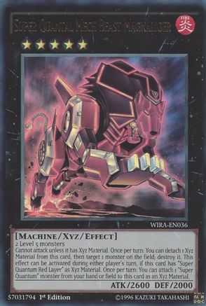 Super Quantal Mech Beast Magnaliger (WIRA-EN036) - Wing Raiders 1st Edition
