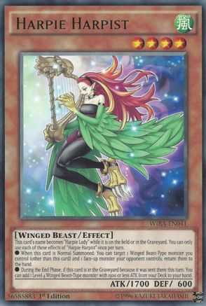 Harpie Harpist (WIRA-EN041) - Wing Raiders 1st Edition