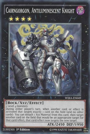 Cairngorgon, Antiluminescent Knight (WIRA-EN049) - Wing Raiders 1st Edition