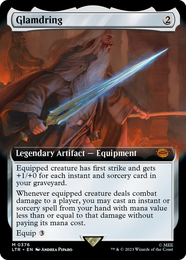 Glamdring (Extended Art) (LTR-376) - The Lord of the Rings: Tales of Middle-earth: (Extended Art)