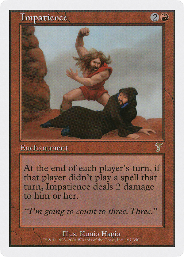 Impatience (7ED-197) - 7th Edition Foil