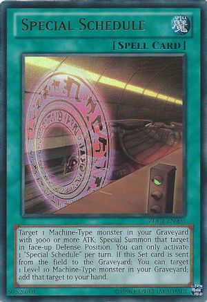 Special Schedule (ZDC1-EN003) - Yu-Gi-Oh! ZEXAL World Duel Carnival Promos Unlimited
