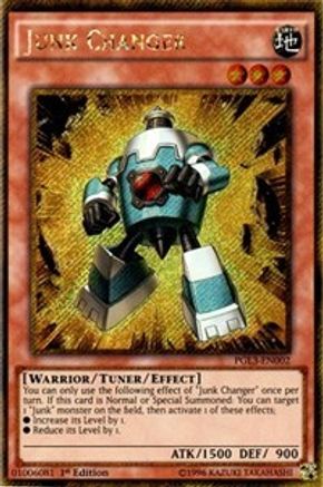 Junk Changer (PGL3-EN002) - Premium Gold: Infinite Gold 1st Edition