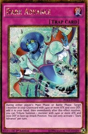 Dark Advance (PGL3-EN018) - Premium Gold: Infinite Gold 1st Edition