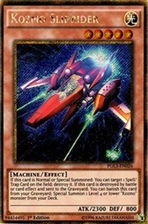Kozmo Sliprider (PGL3-EN026) - Premium Gold: Infinite Gold 1st Edition