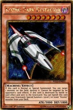 Kozmo Dark Destroyer (PGL3-EN031) - Premium Gold: Infinite Gold 1st Edition