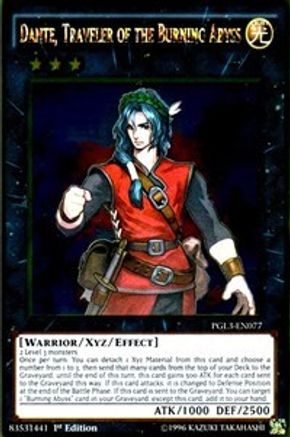 Dante, Traveler of the Burning Abyss (PGL3-EN077) - Premium Gold: Infinite Gold 1st Edition