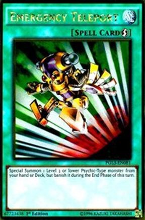 Emergency Teleport (PGL3-EN081) - Premium Gold: Infinite Gold 1st Edition