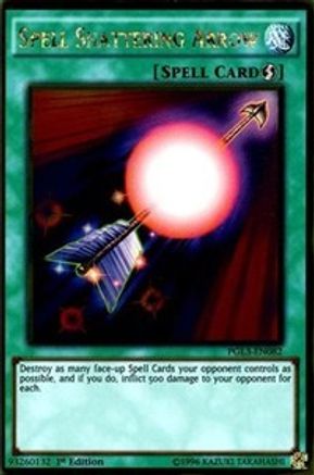 Spell Shattering Arrow (PGL3-EN082) - Premium Gold: Infinite Gold 1st Edition