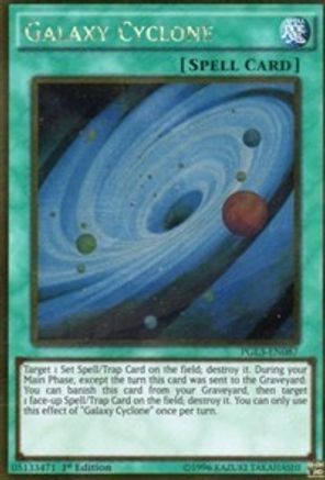 Galaxy Cyclone (PGL3-EN087) - Premium Gold: Infinite Gold 1st Edition