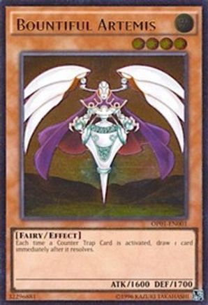 Bountiful Artemis (UTR) (OP01-EN001) - OTS Tournament Pack 1 Unlimited