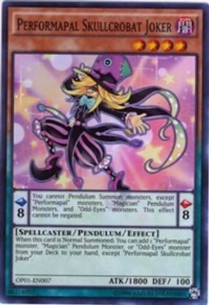 Performapal Skullcrobat Joker (OP01-EN007) - OTS Tournament Pack 1 Unlimited