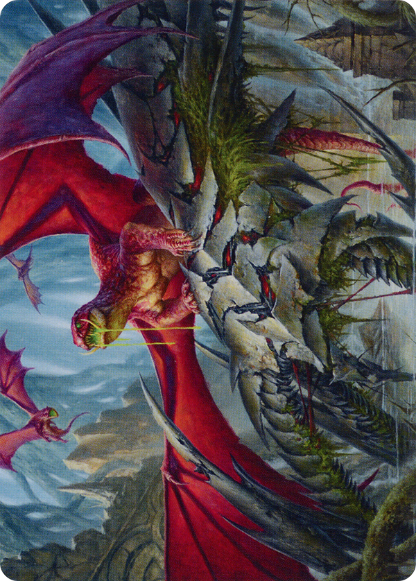 Hoarding Broodlord // Hoarding Broodlord (AMOM-023) - March of the Machine Art Series (Borderless) Foil