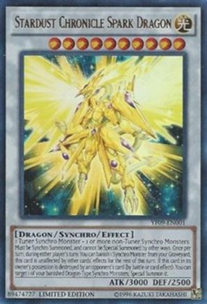 Stardust Chronicle Spark Dragon (YF09-EN001) - Yu-Gi-Oh! 5D's Manga Promotional Cards Limited