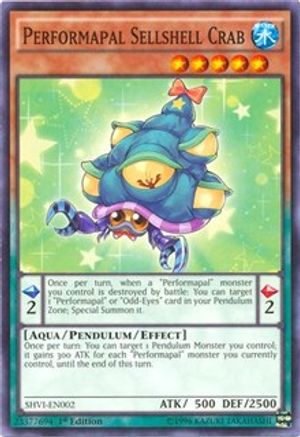 Performapal Sellshell Crab (SHVI-EN002) - Shining Victories Unlimited