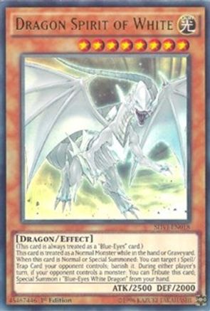 Dragon Spirit of White (SHVI-EN018) - Shining Victories Unlimited
