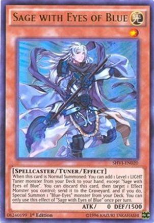 Sage with Eyes of Blue (SHVI-EN020) - Shining Victories 1st Edition