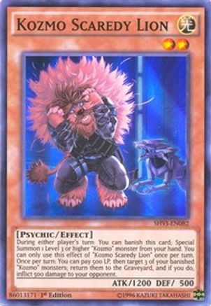 Kozmo Scaredy Lion (SHVI-EN082) - Shining Victories Unlimited