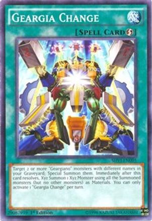 Geargia Change (SHVI-EN095) - Shining Victories 1st Edition