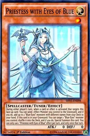 Priestess with Eyes of Blue (SHVI-EN098) - Shining Victories Unlimited