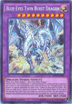 Blue-Eyes Twin Burst Dragon (SHVI-EN099) - Shining Victories Unlimited
