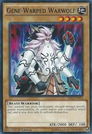 Gene-Warped Warwolf (YS16-EN016) - Starter Deck: Yuya 1st Edition