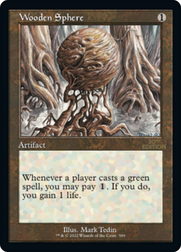Wooden Sphere (Retro Frame) (30A-569) - 30th Anniversary Edition
