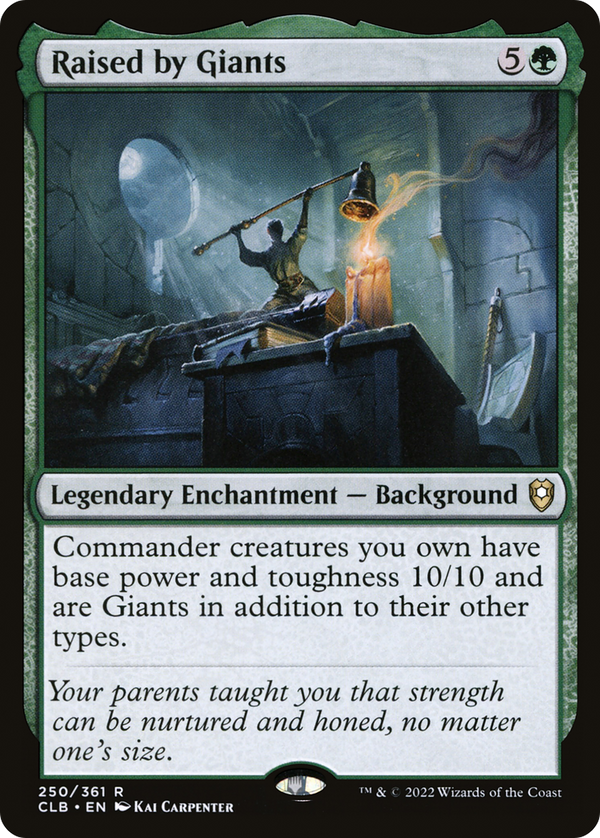 Raised by Giants (CLB-250) - Commander Legends: Battle for Baldur's Gate Foil