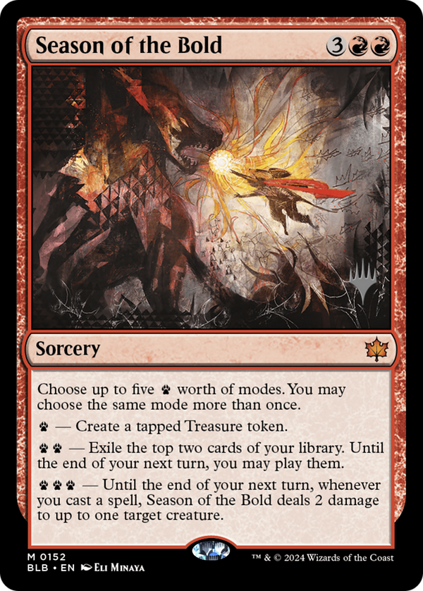 Season of the Bold (PPBLB-152) - Bloomburrow Promos