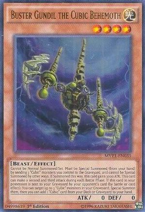 Buster Gundil the Cubic Behemoth (MVP1-EN035) - The Dark Side of Dimensions Movie Pack Unlimited