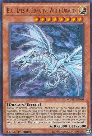 Blue-Eyes Alternative White Dragon (MVP1-EN046) - The Dark Side of Dimensions Movie Pack Unlimited