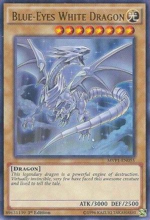 Blue-Eyes White Dragon (MVP1-EN055) - The Dark Side of Dimensions Movie Pack 1st Edition