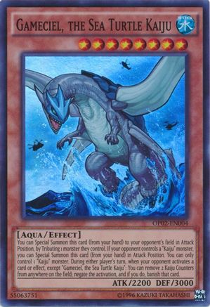 Gameciel, the Sea Turtle Kaiju (OP02-EN004) - OTS Tournament Pack 2 Unlimited