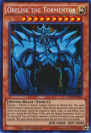 Obelisk the Tormentor (CT13-EN002) - 2016 Mega-Tins Limited