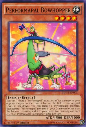 Performapal Bowhopper (MP16-EN003) - 2016 Mega-Tins Mega Pack 1st Edition