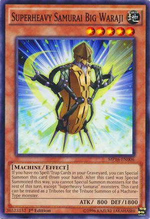 Superheavy Samurai Big Waraji (MP16-EN006) - 2016 Mega-Tins Mega Pack 1st Edition