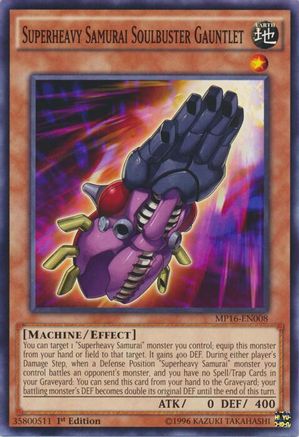 Superheavy Samurai Soulbuster Gauntlet (MP16-EN008) - 2016 Mega-Tins Mega Pack Unlimited