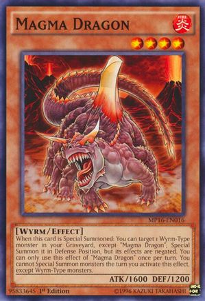 Magma Dragon (MP16-EN016) - 2016 Mega-Tins Mega Pack 1st Edition