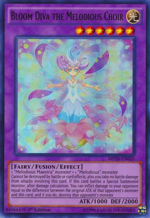 Bloom Diva the Melodious Choir (MP16-EN020) - 2016 Mega-Tins Mega Pack 1st Edition