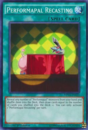 Performapal Recasting (MP16-EN023) - 2016 Mega-Tins Mega Pack Unlimited