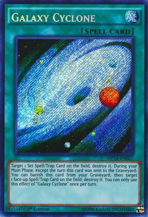 Galaxy Cyclone (MP16-EN027) - 2016 Mega-Tins Mega Pack 1st Edition