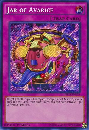 Jar of Avarice (MP16-EN033) - 2016 Mega-Tins Mega Pack 1st Edition