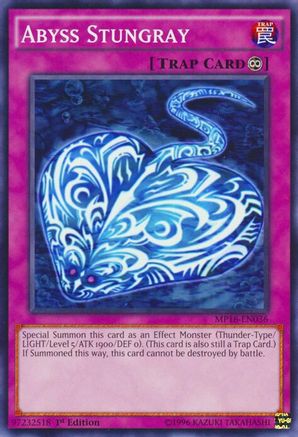 Abyss Stungray (MP16-EN036) - 2016 Mega-Tins Mega Pack 1st Edition