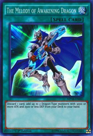 The Melody of Awakening Dragon (MP16-EN041) - 2016 Mega-Tins Mega Pack 1st Edition