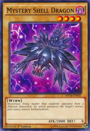 Mystery Shell Dragon (MP16-EN047) - 2016 Mega-Tins Mega Pack 1st Edition