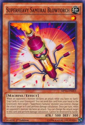 Superheavy Samurai Blowtorch (MP16-EN053) - 2016 Mega-Tins Mega Pack 1st Edition