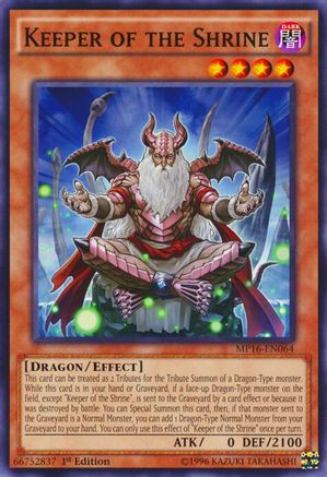 Keeper of the Shrine (MP16-EN064) - 2016 Mega-Tins Mega Pack Unlimited