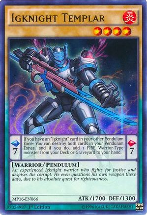 Igknight Templar (MP16-EN066) - 2016 Mega-Tins Mega Pack 1st Edition
