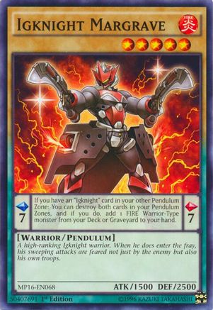 Igknight Margrave (MP16-EN068) - 2016 Mega-Tins Mega Pack 1st Edition